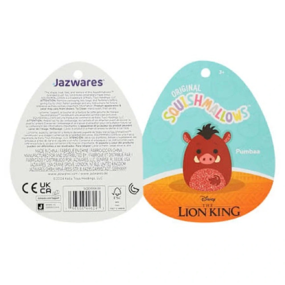 Disney The Lion King Glitter Squishmallows™ 6.5in Pumbaa - Picture 5 of 6